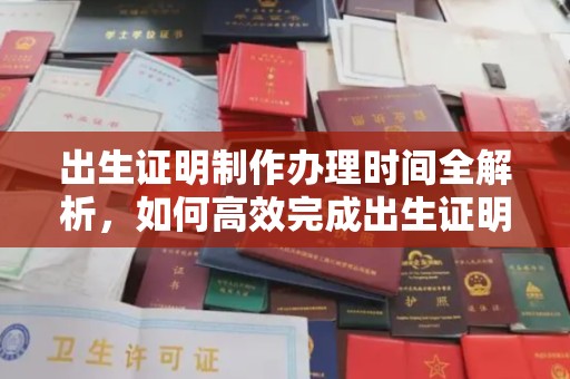 桐庐出生证明制作办理时间全解析，如何高效完成出生证明申请？